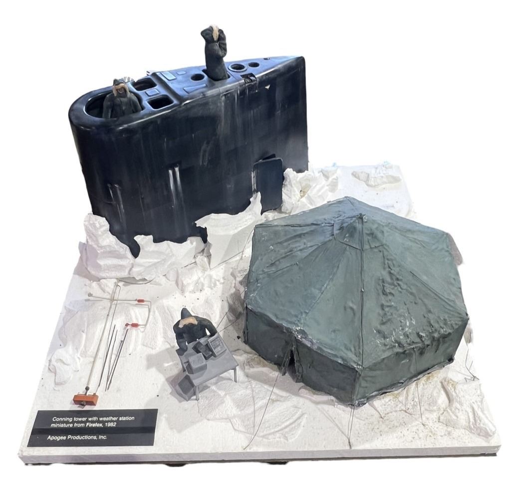 Firefox (1982) conning tower and arctic diorama, Hanlin lot 146